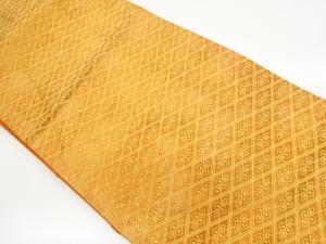 襷に花菱模様織出し名古屋帯